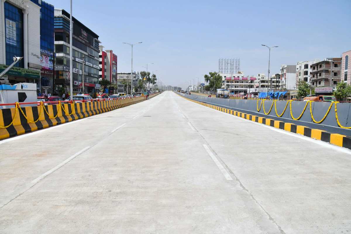 Sabita Indra Reddy inaugurates LB Nagar flyover