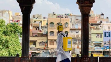 Ahead of Eid, sikh community sanitises Delhi's Jama Masjid