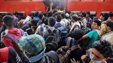 1st train with 1,200 poor migrants leaves TS for Jharkhand