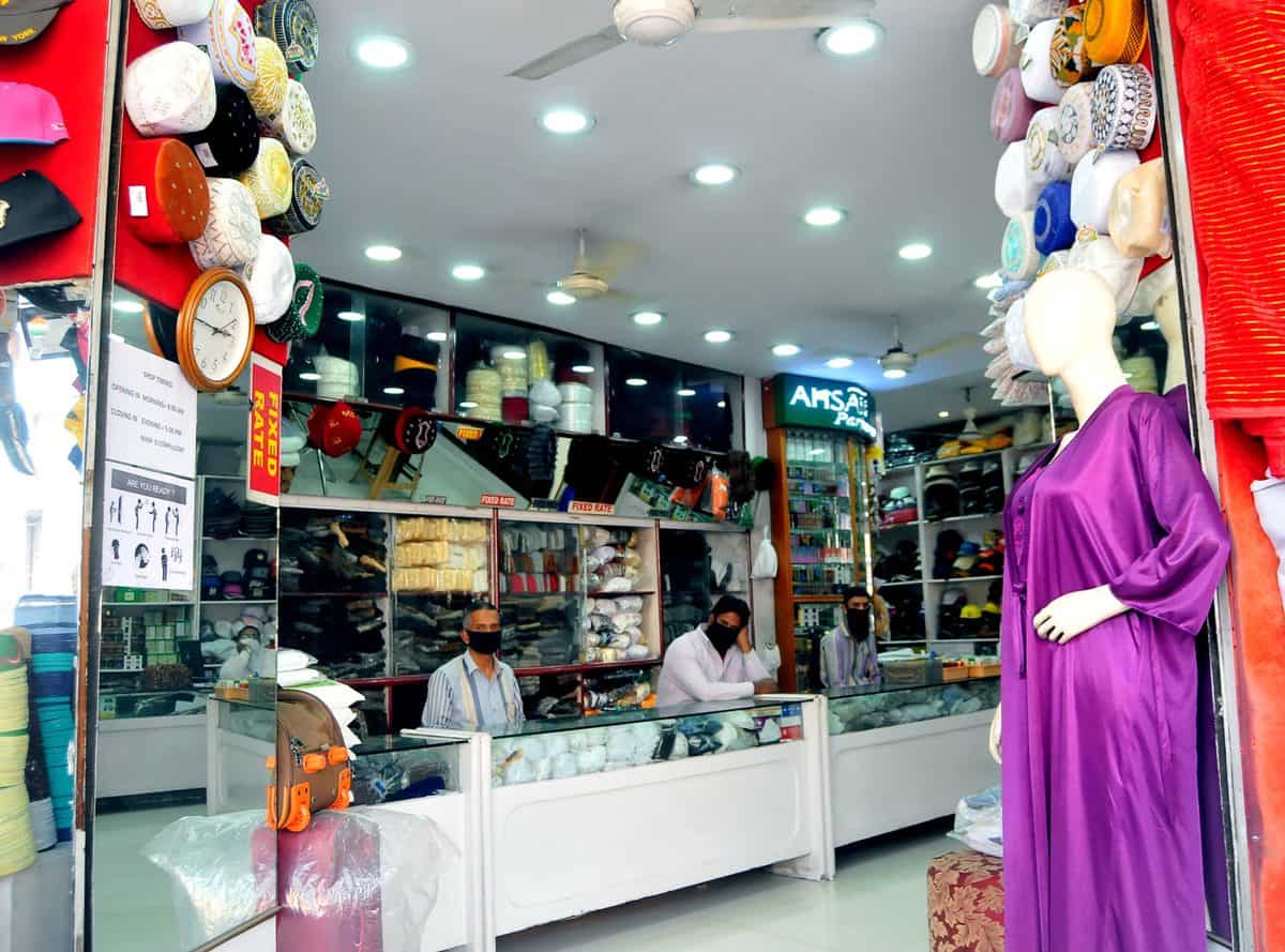 Hyderabad Shops Amid Lockdown