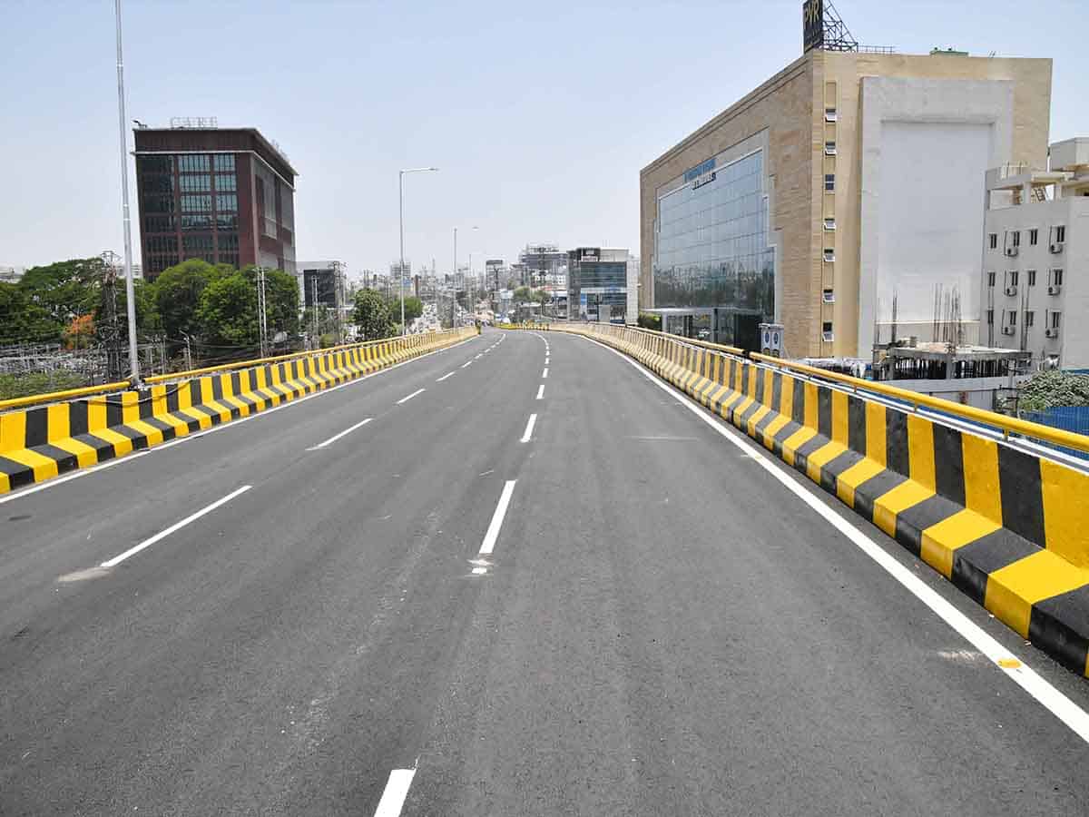 Hyderabad: First level flyover at Biodiversity Junction opened