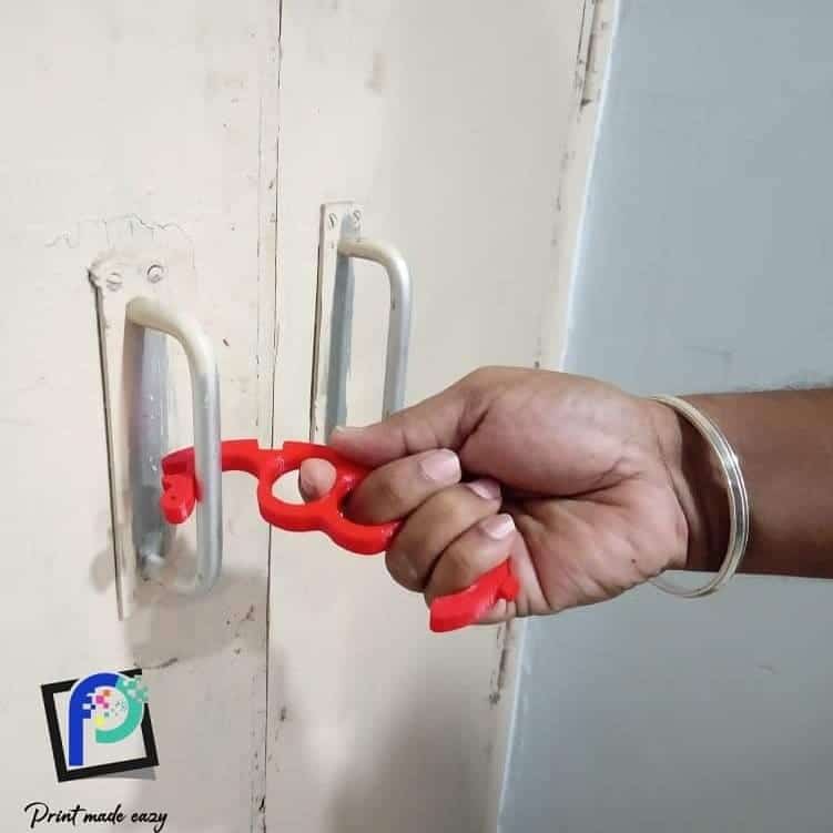 University of Hyderabad design 'Cofi no-touch door opener'