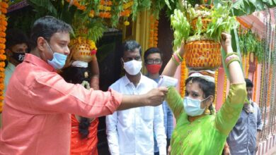 Bonalu festive begins with safety norms amid Corona scare in Hyderabad