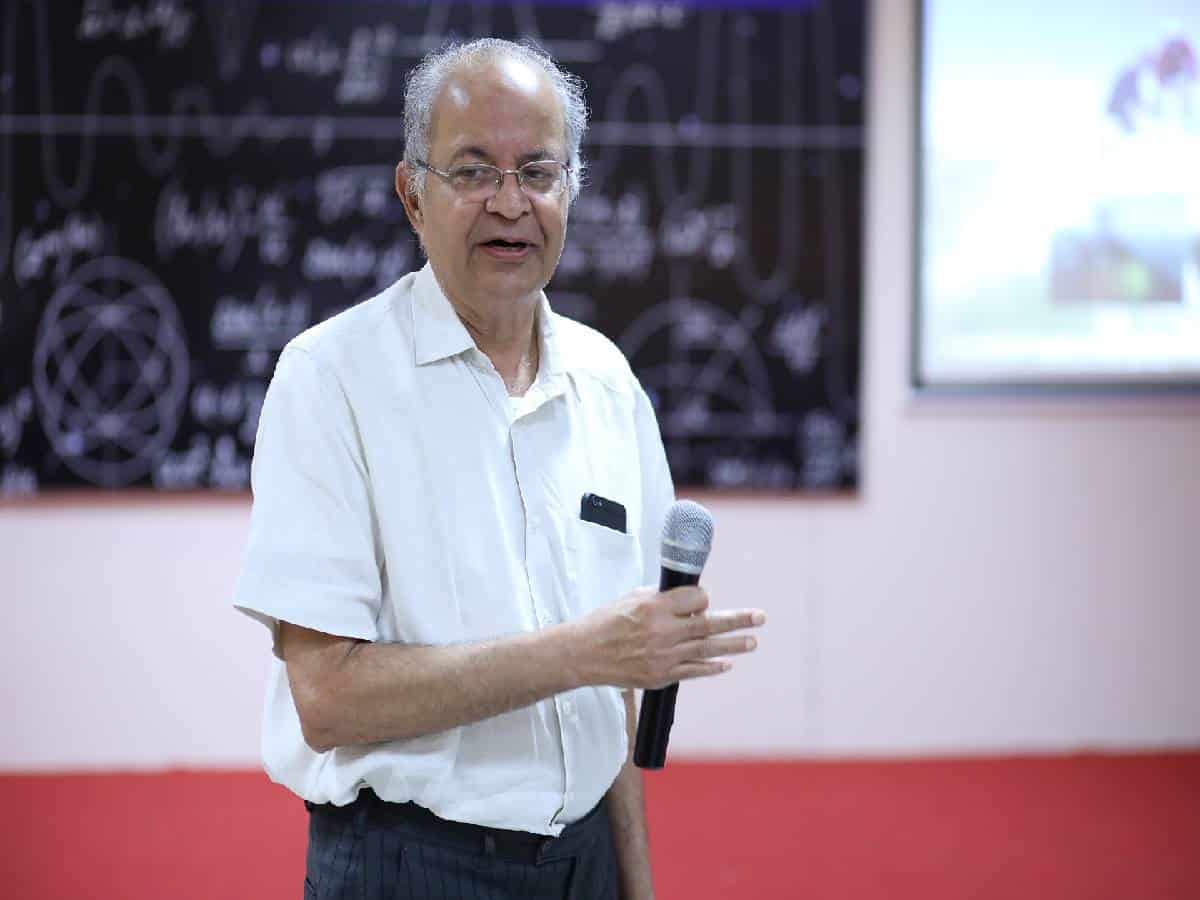 Hyderabad physicist Sidharth claimed universe is flat 23 yrs ago