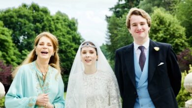 Queen Noor, Princess Raiyah bint Al Hussein and Faris Ned Donovan