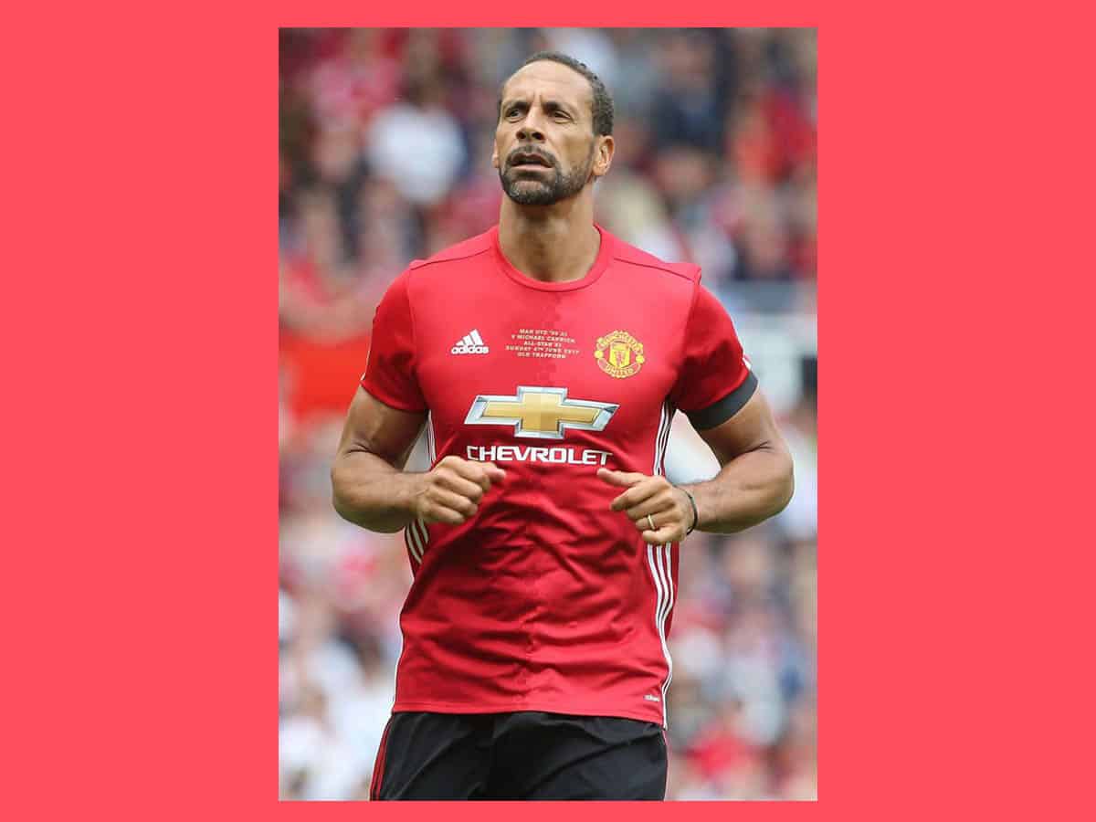 Manchester United defender Rio Ferdinand