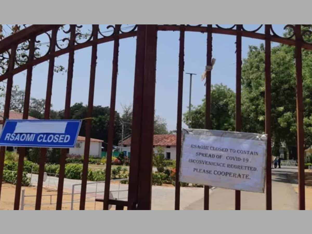 Road closure due to COVID-19 in Secunderabad military station