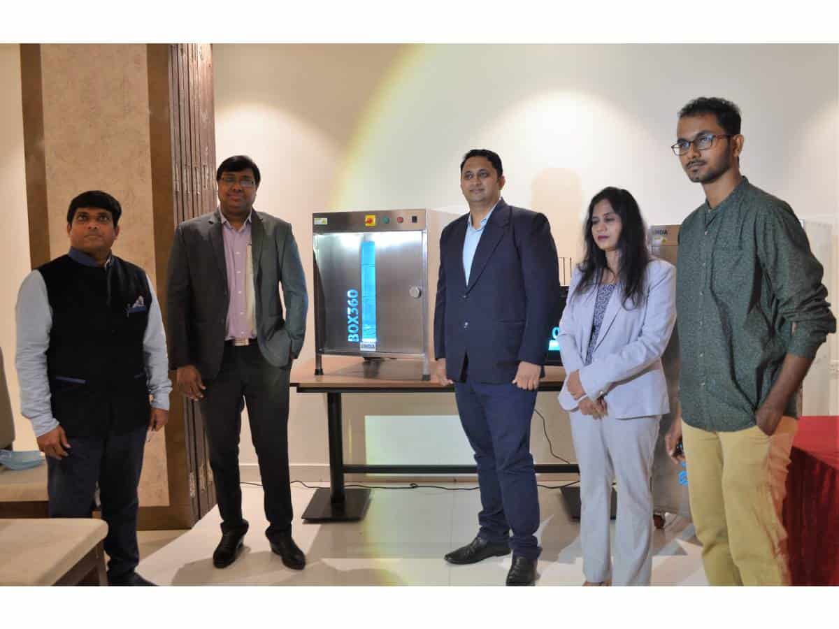 Hyderabad based start-up develops UV disinfecting machines