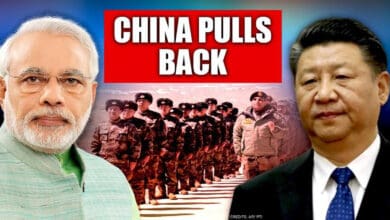 Chinese PLA moves back at Patrolling Points 14, 15