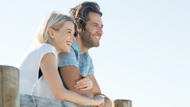 Happy couple vision