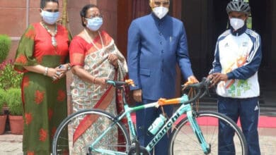 Prez Kovind gifts bicycle on Eid to budding cyclist
