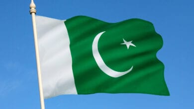 Afghan fans desecrating Pakistan flag in Islamabad