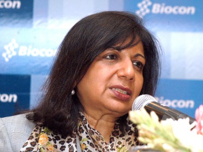 Biocon chief Kiran Mazumdar-Shaw tests Covid-19 positive