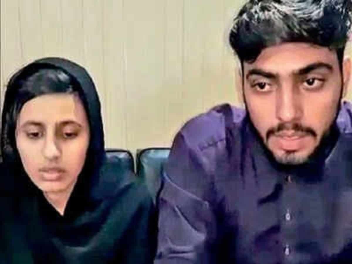 Jagit Kaur with her husband Mohammad Hassan