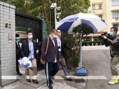 HK media mogul arrested over suspected foreign collusion