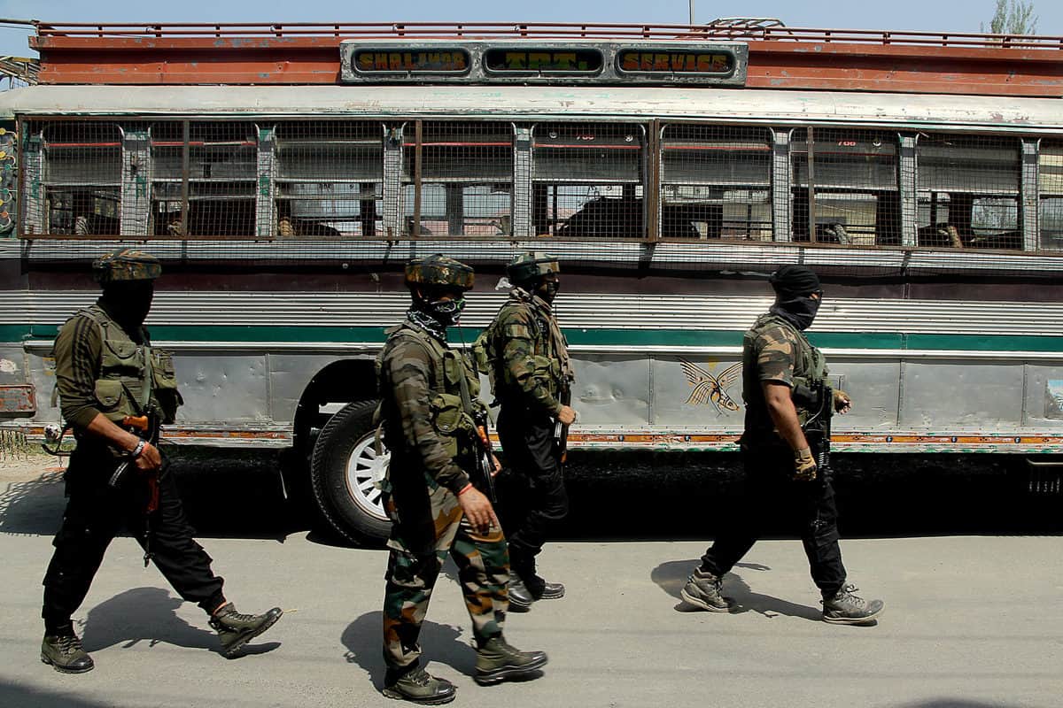 Militant attack in Srinagar
