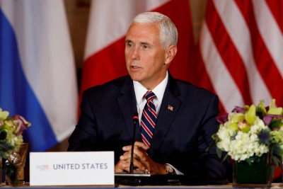 Republican convention starts by renominating Pence for VP