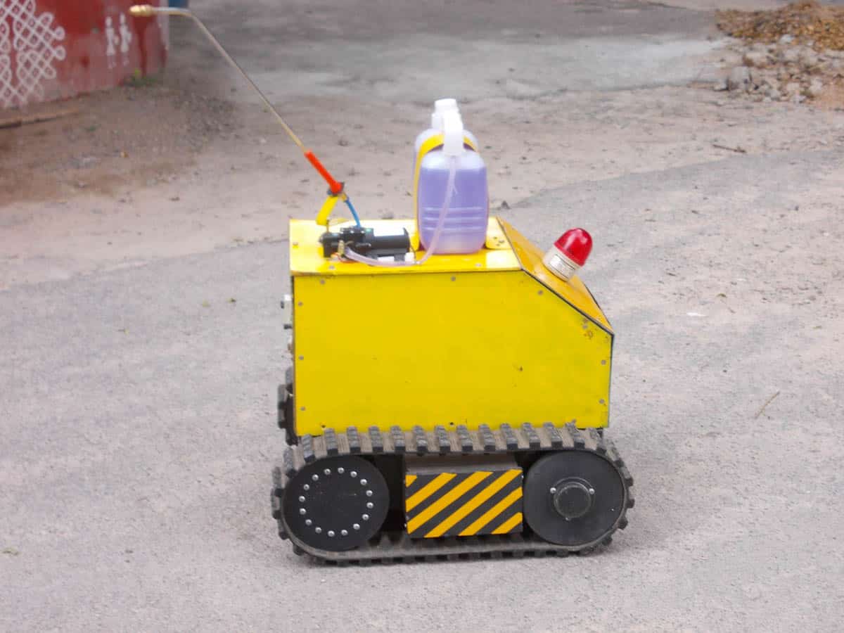 Hyderabad Science Society develops robotic sanitizer to deal with COVID-19 pandemic