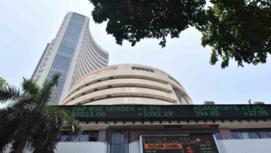 Sensex loses over 400 points, Nifty below 11,000 mark