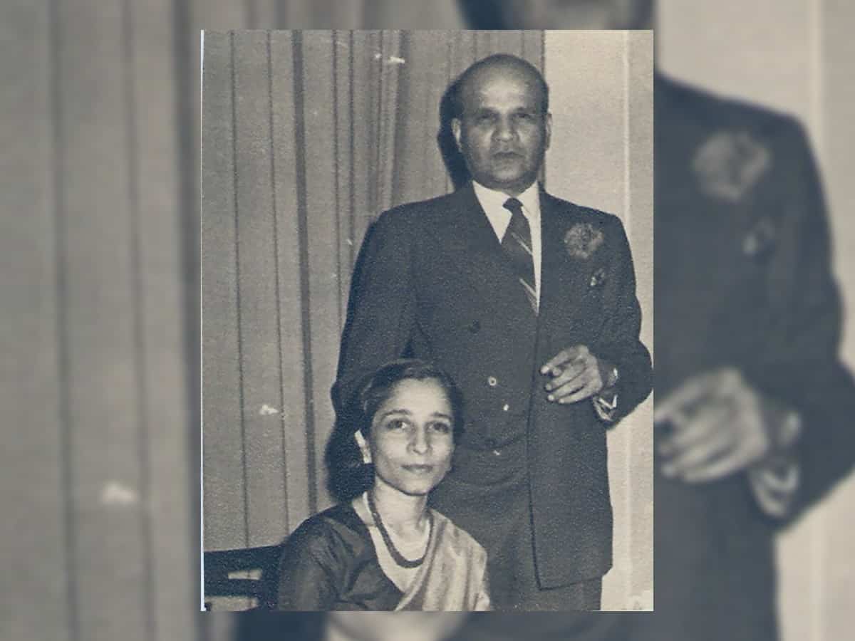 Suraiya Tyabji and Badruddin Tyabji. Credit: Laila Tyabji