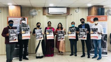 Telangana Education Minister launch poster of School Innovation Challenge for govt school students