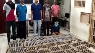 Andhra Police seizes 2350 bottles of liquor in Krishna district