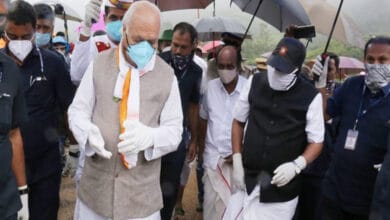 Kerala Governor, CM visit Idukki's landslide site as death toll rises to 55