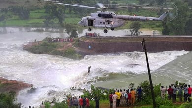 IAF rescues man at Khutaghat Dam in Chhattisgarh