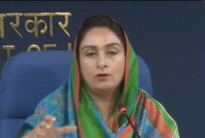 ALERT: Harsimrat Kaur Badal resigns as Union Cabinet Minister for Food Processing