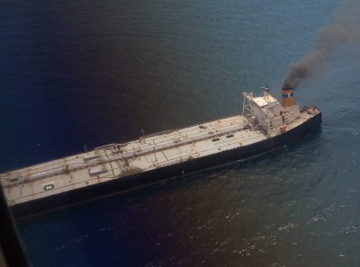 Burning New Diamond: Despite bad weather, fire fighting on for 5th day