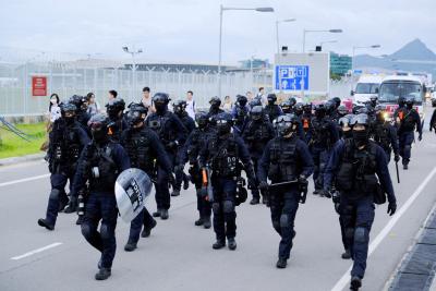Hong Kong police arrest man suspected of sedition