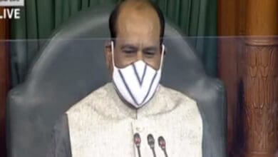 Lok Sabha adjourned for an hour following sloganeering by Opposition MPs