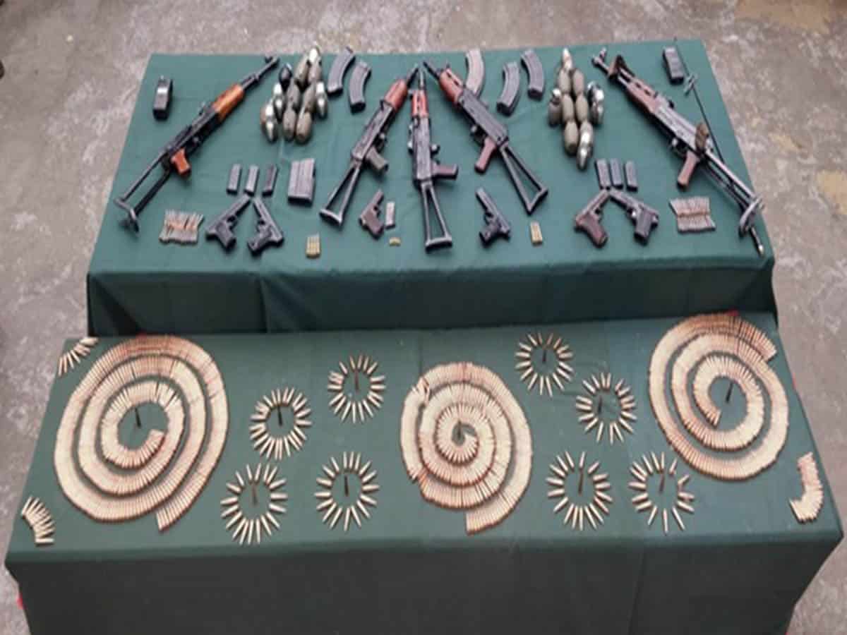 Army busts 2 hideouts along LoC, seizes 5 AK rifles, 21 grenades