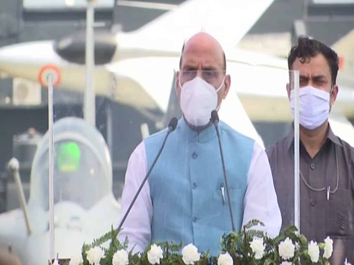 IAF is important in maintaining military deterrence: Rajnath Singh