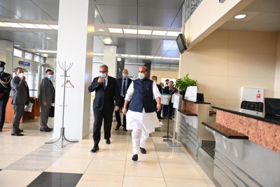 Rajnath discusses regional security, bilateral issues, in Tehran