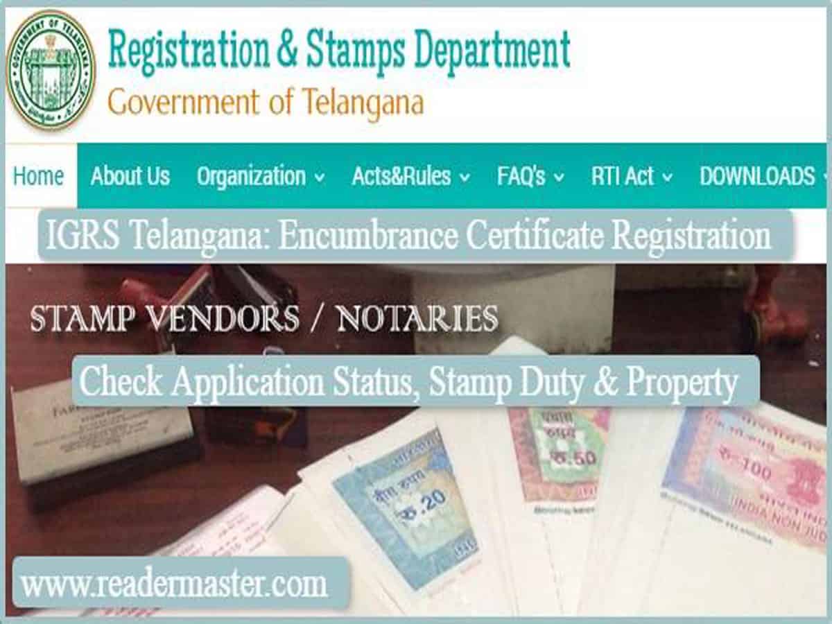 Telangana stalls property registration works