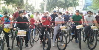 Gurugram gets first dedicated cycle track on Gandhi Jayanti