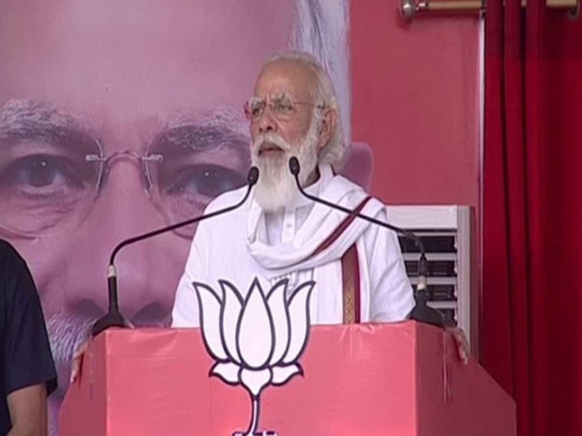 PM Narendra Modi inaugurates 'Arogya Van' in Narmada