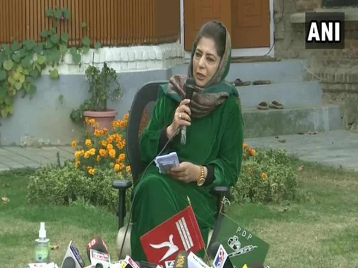 Mehbooba Mufti calls NIA 'pet agency' of BJP