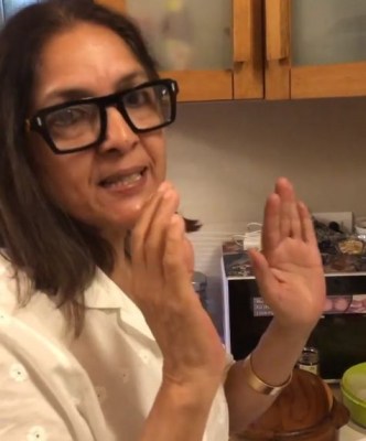 Neena Gupta gives a peek into her morning riyaz in the mountains