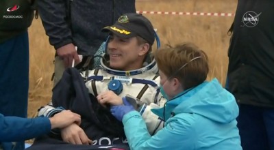Soyuz spacecraft brings 3 ISS crew members to Earth