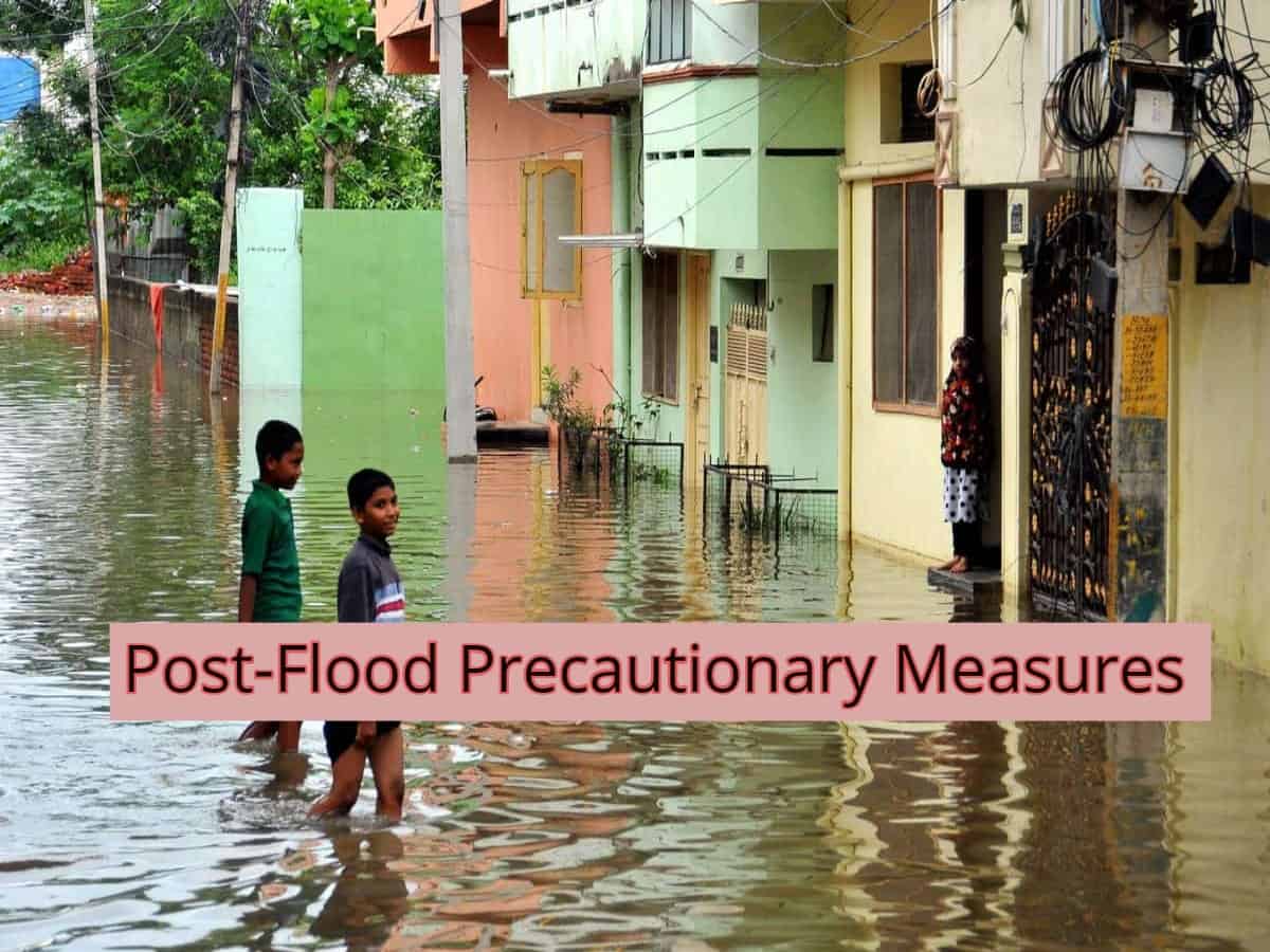 Personal health and safety precautions to take post flood