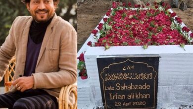 Irrfan Khan's grave in now all decked up with flowers!