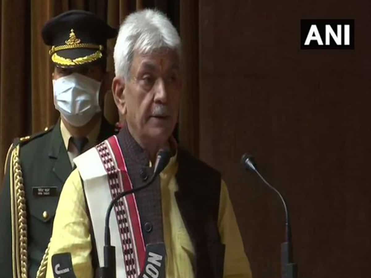 Lt Governor condemns killing of Police Inspector in J-K's Anantnag