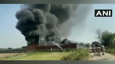 Fire breaks out at chemical factory in Meerut's Kharkhauda