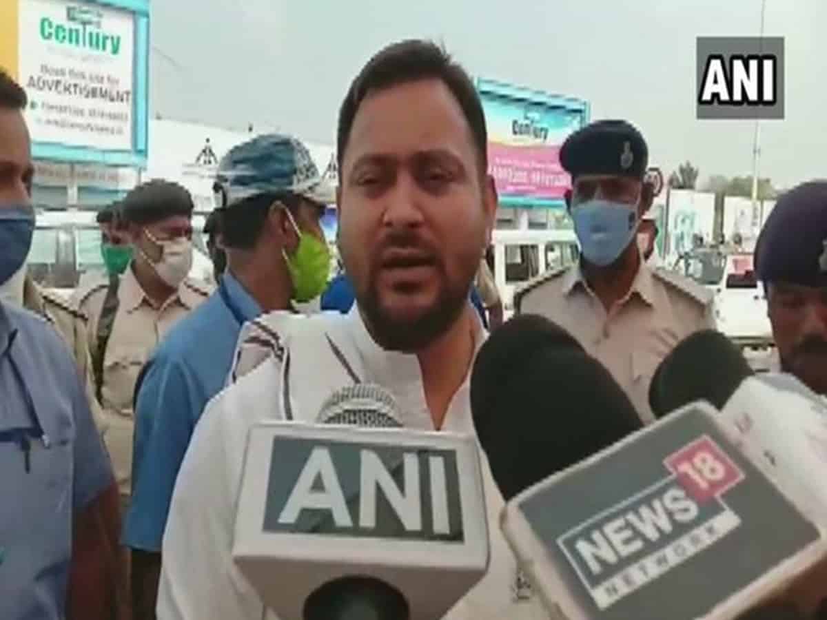 Tejashwi Yadav slams Yogi, says unemployment, poverty matter for Bihar polls
