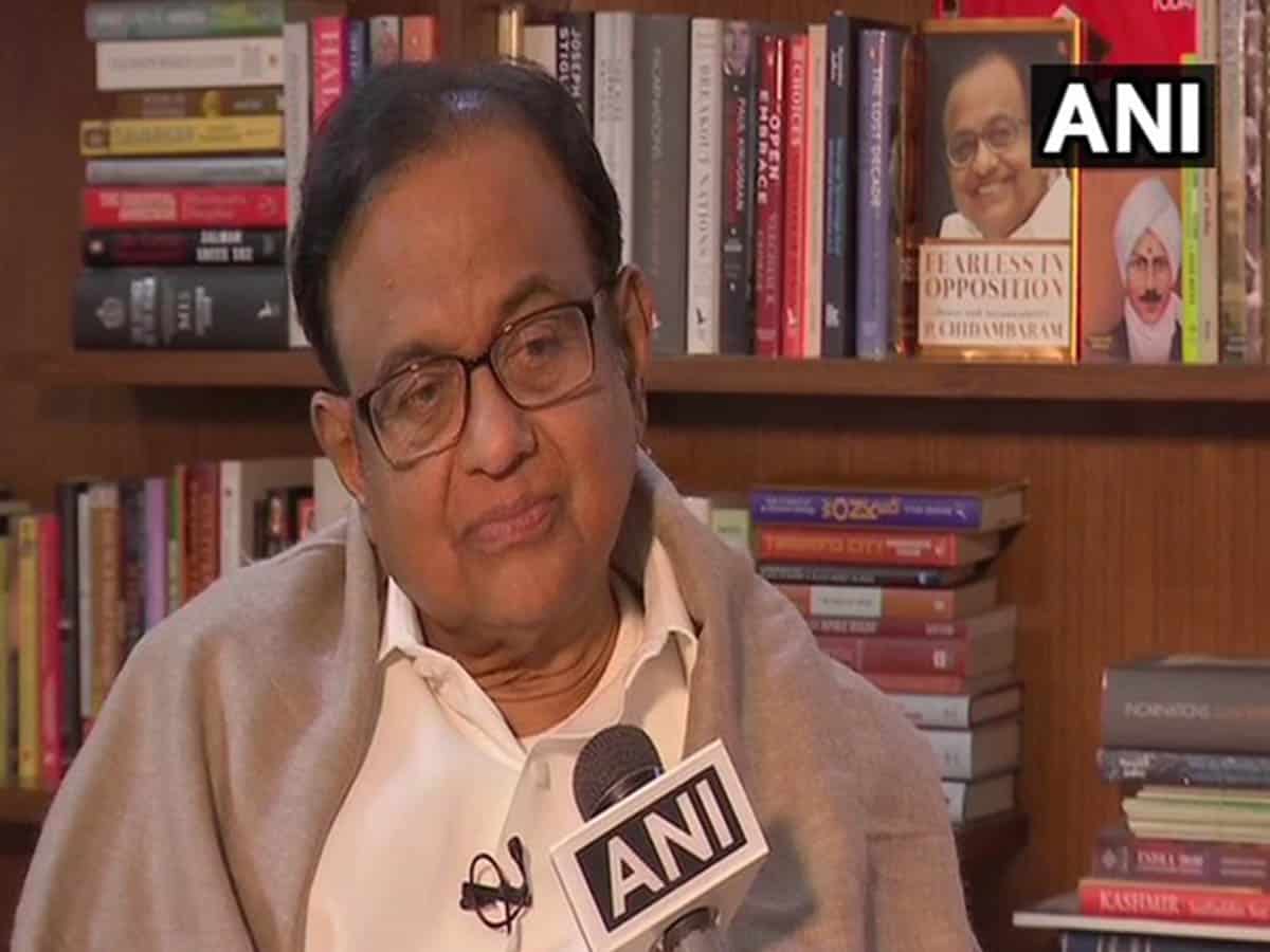 You are being asked to vote for NDA for nothing: Chidambaram
