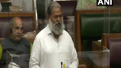 Haryana Home Minister Anil Vij