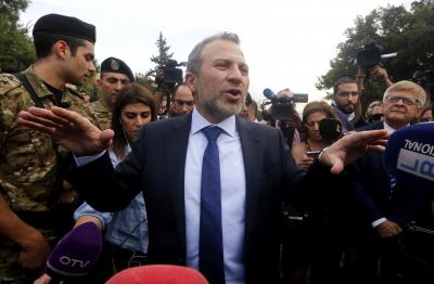 Hezbollah condemns US sanctions on ex-Lebanese FM