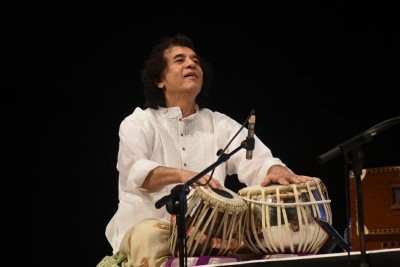 Tabla maestro Zakir Hussain